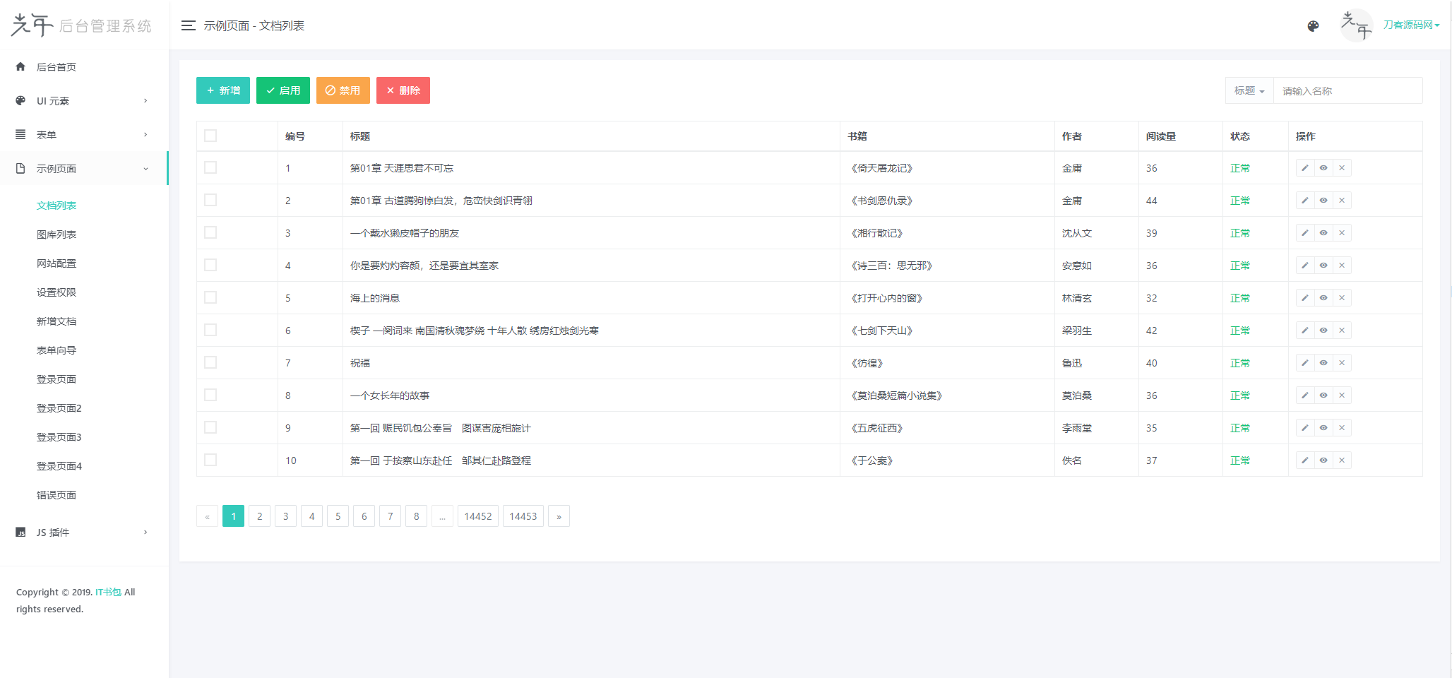 光年(Light Year Admin)后台管理系统模板插图1
