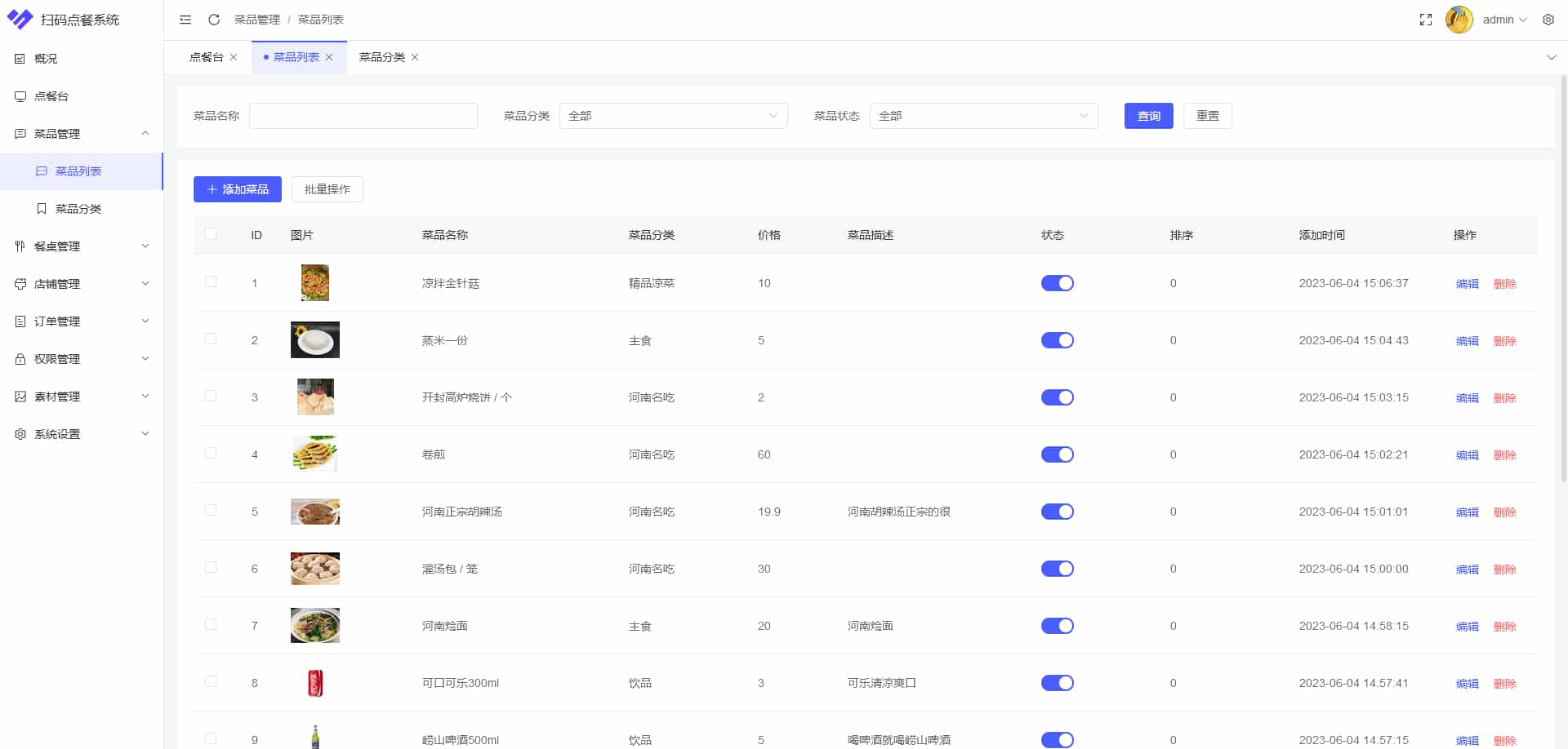 开源多商户SaaS版扫码点餐系统插图1