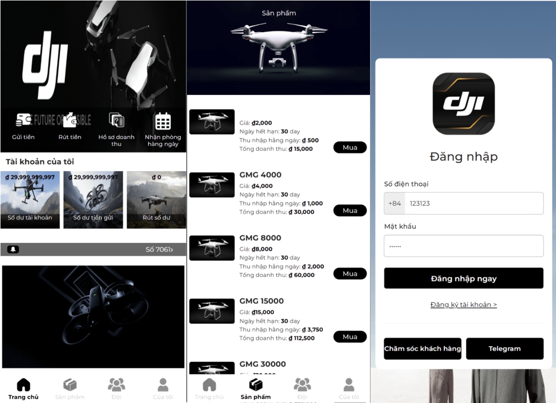 高新科技类型投资理财源码&无人机产品投资理财系统源码