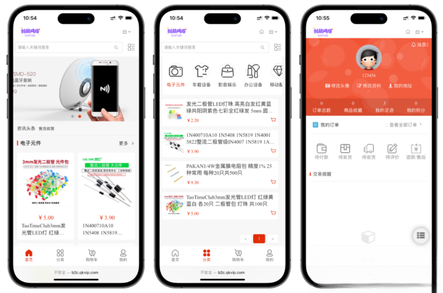 B2C的单用户外贸在线购物商城源码插图