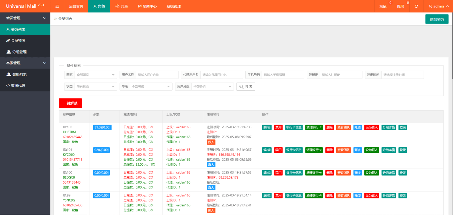 新版本海外tiktok多语言抢单系统源码插图4