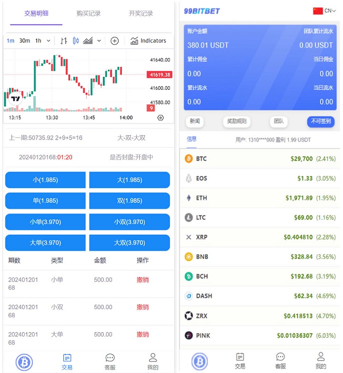 开源版海外竞猜平台/海外双语言竞猜系统/USDT充值/虚拟币游戏平台