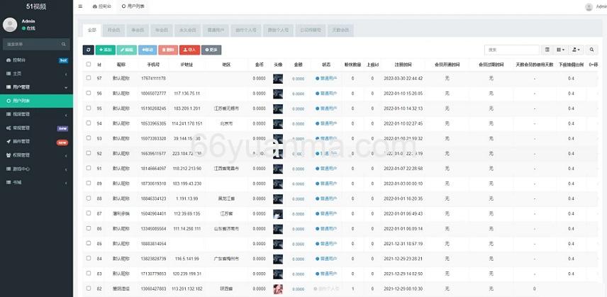 基于Fastadmin框架 系统视频源码 短视频付费源码 知识付费源码插图3