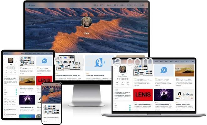 一款开源的基于 Astro 构建的优雅的响应式博客主题