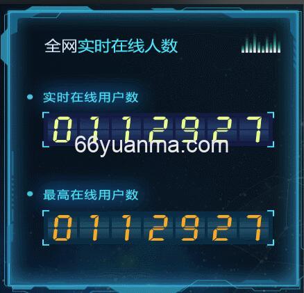 vue3数字翻牌效果实现代码