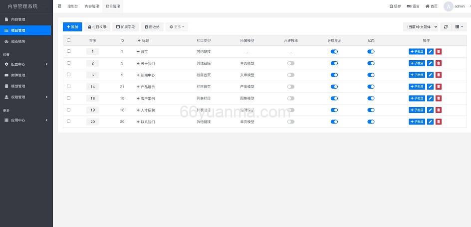 一款基于 ThinkPHP6.0 开发的 CMS 系统 免费开源、无需授权系统源码