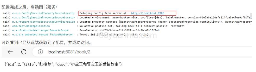 SpringCloud之 Config客户端配置插图