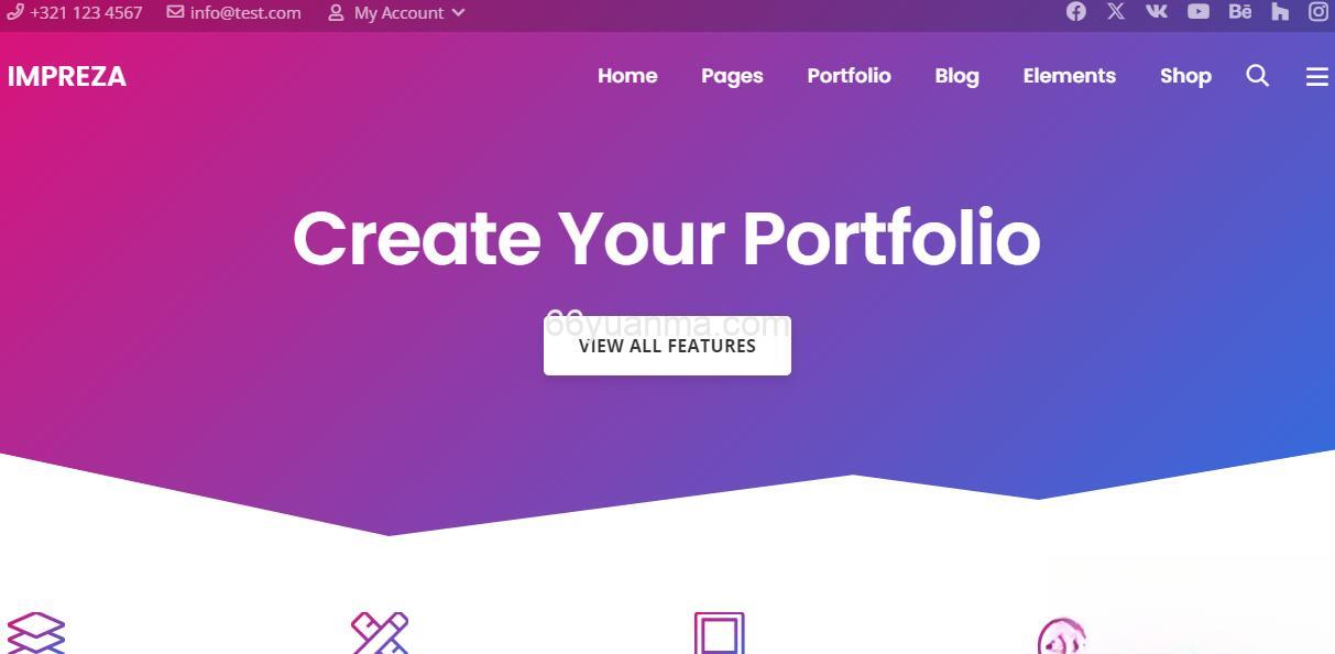 全新Impreza是一款WordPress主题