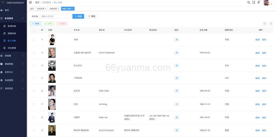 一款快速搭建影视类网站的系统，它用户端基于nuxt3和 element-ui插图3