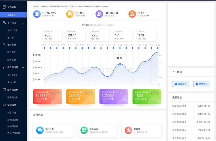 基于开源的企业微信应用开发框架&引擎，通用的企业微信多租户SaaS管理系统源码