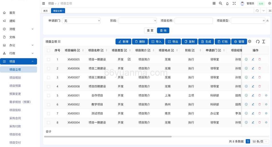 OA协同办公系统，流程专家-带有低代码开发平台插图2
