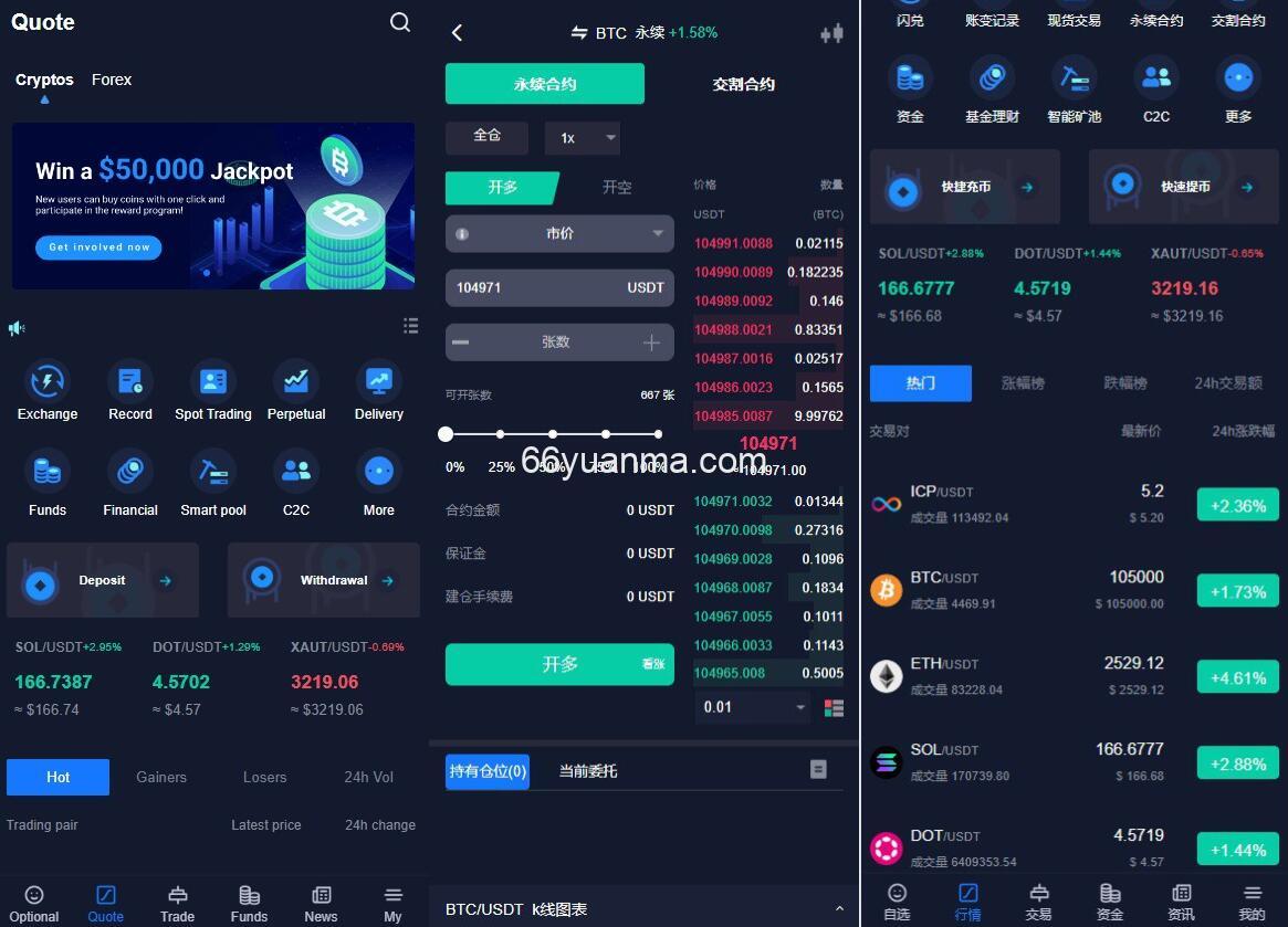 最新JAVA13国语言股票外汇区块链综合交易所自带客服系统运营级源码