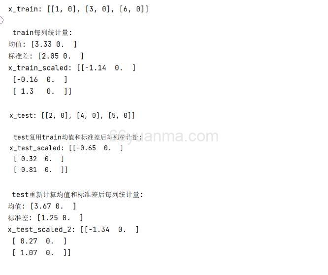 标准化时fit_transform与transform的区别插图 标准化时fit_transform与transform的区别插图