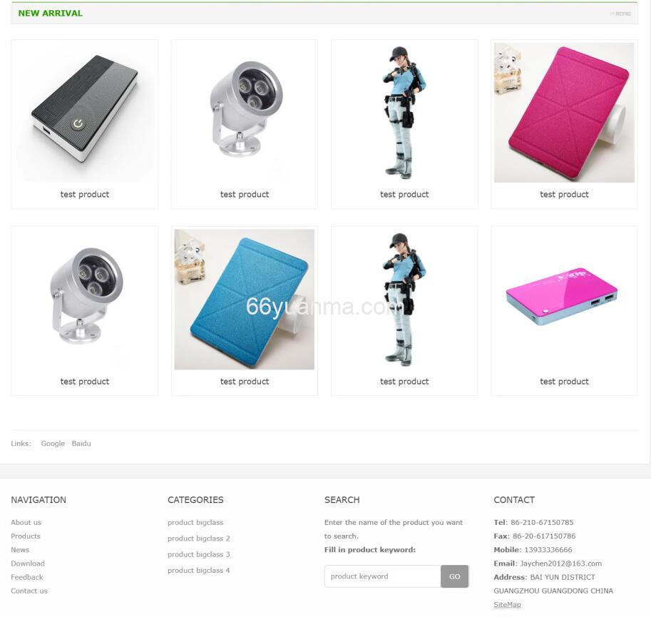 新款Thinkphp中英文伪静态企业网站完整源码插图2