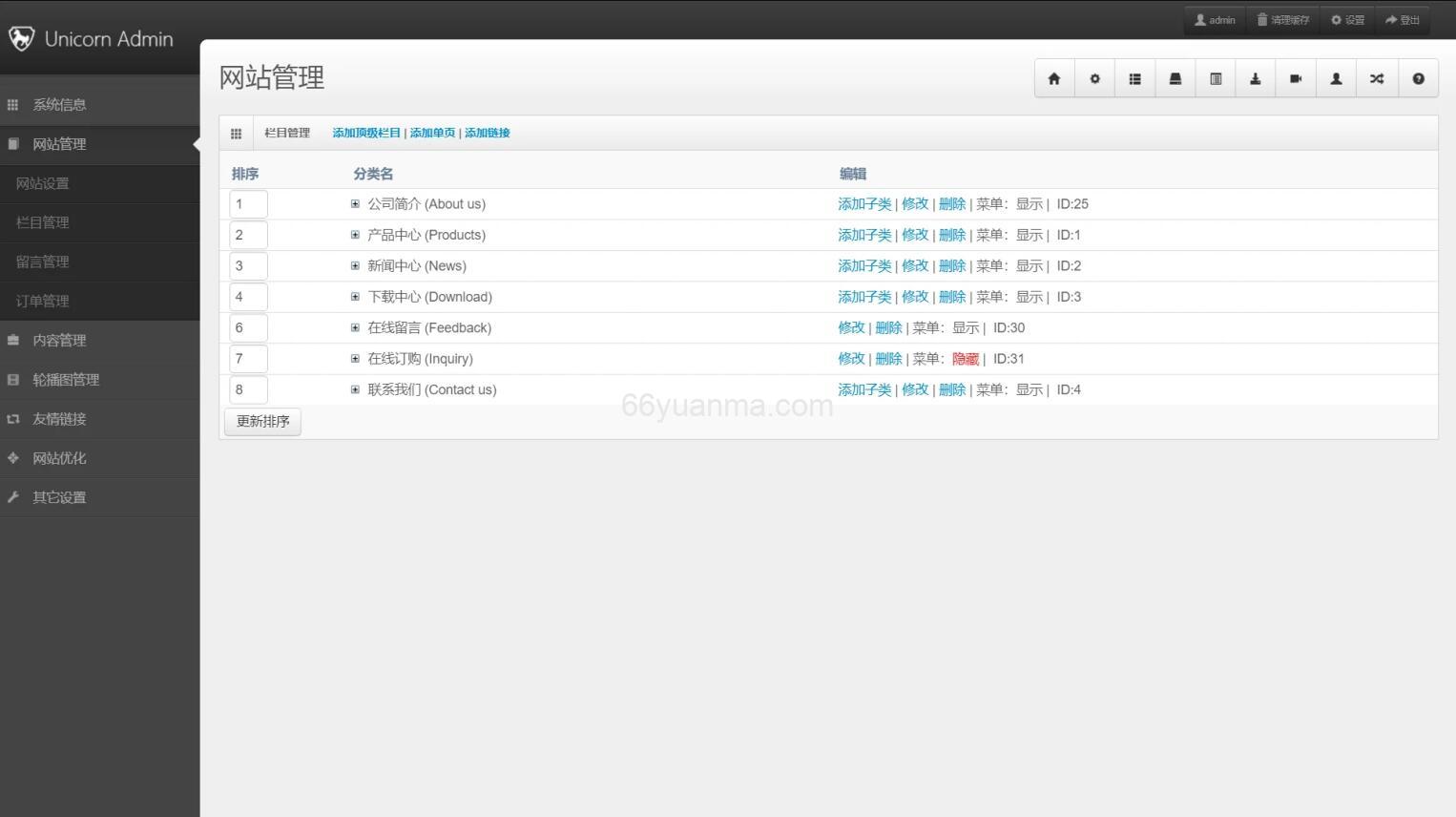 新款Thinkphp中英文伪静态企业网站完整源码插图3
