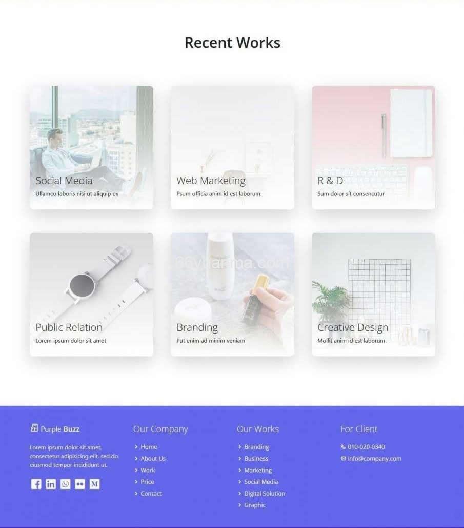 Html+CSS3紫色数字技术服务响应式网页模板插图2 Html+CSS3紫色数字技术服务响应式网页模板插图2