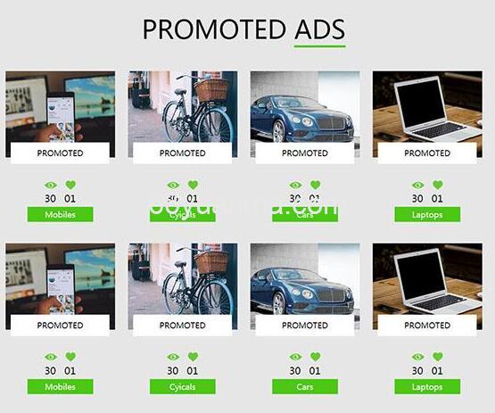 最新在线交易广告投放平台网站模板插图1