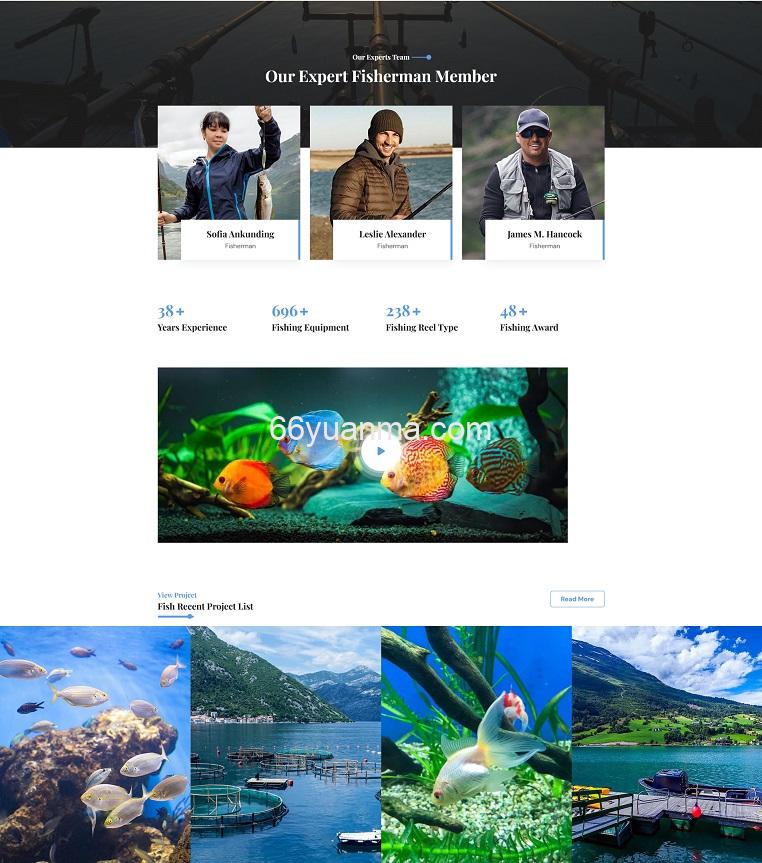 鱼类养殖技术服务公司网站HTML5模板源码插图2 鱼类养殖技术服务公司网站HTML5模板源码插图2