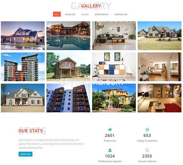 别墅买卖交易网站模板源码