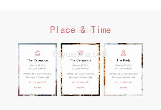 响应式婚礼策划婚庆网站模板插图1