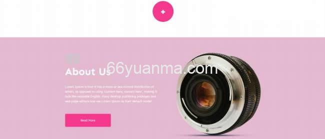 粉红色摄影工作室作品展示网站模板源码插图2 粉红色摄影工作室作品展示网站模板源码插图2