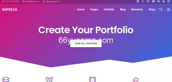 WordPress主题–Impreza 破解版源码