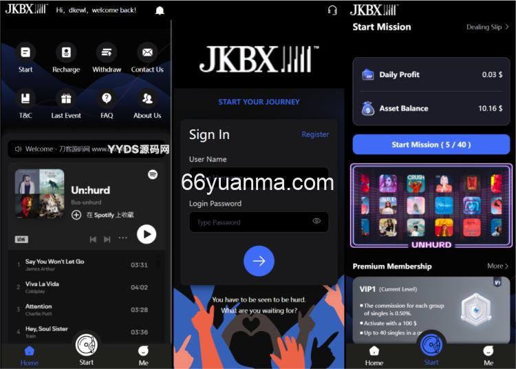 海外音乐抢单系统源码 Thinkphp框架 附安装教程