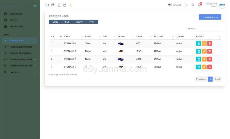 海外汽车投资理财源码 附前后端源码插图3