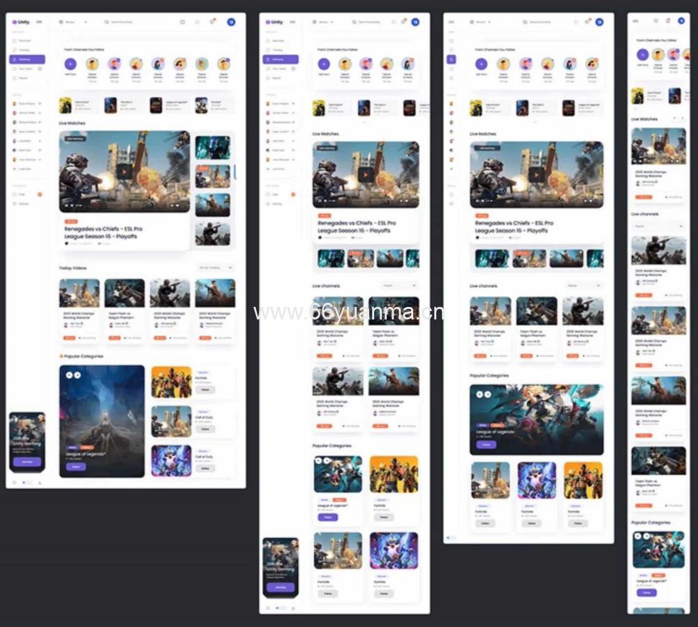 新版游戏APP后台管理系统HTML网站模板源码UI设计界面模板源码插图