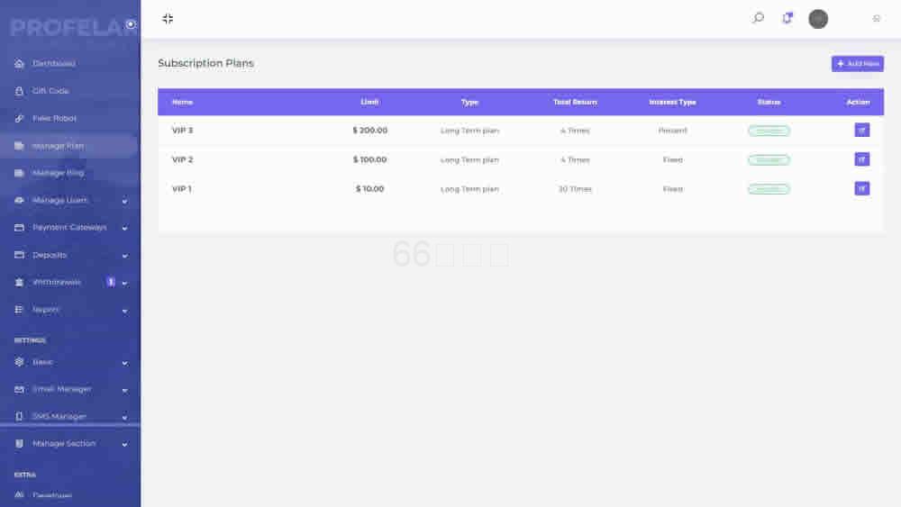 理财系统源码/虚拟币投资/礼物系统/可自定义产品插图5