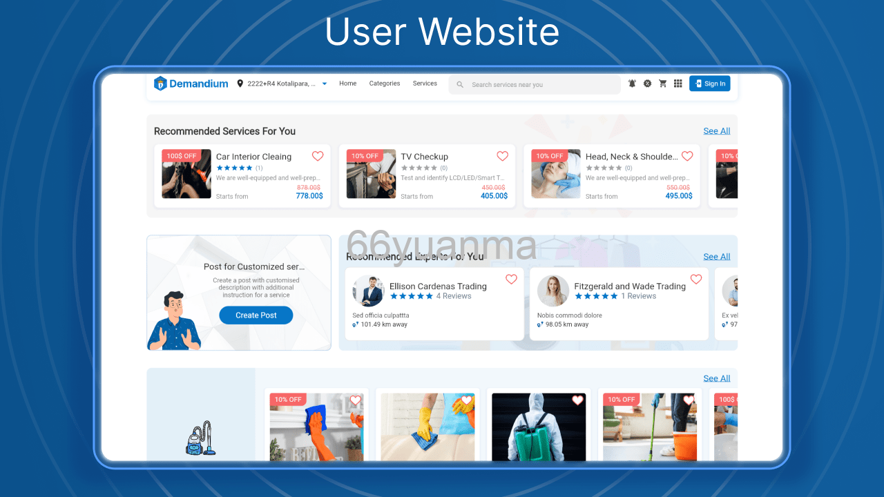 最新海外用的上门维修预约系统源码下载｜Laravel + Flutter 多商家政服务平台插图5
