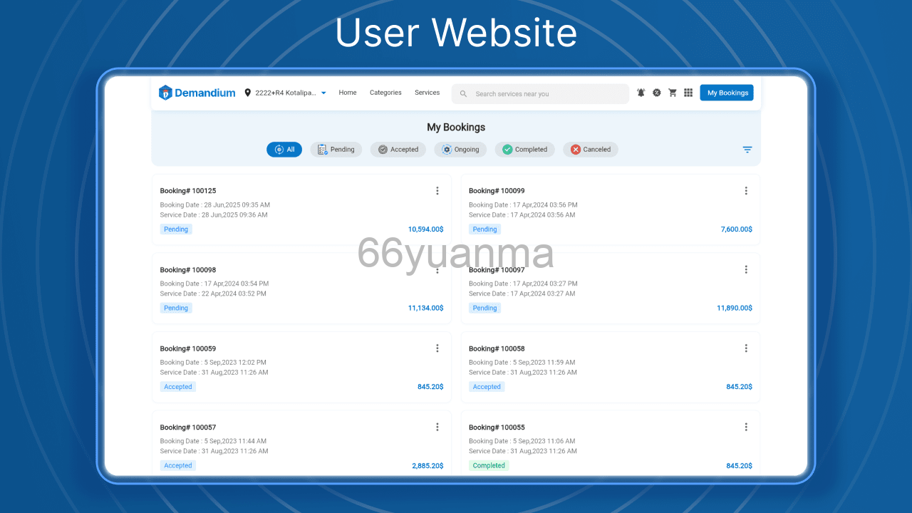 最新海外用的上门维修预约系统源码下载｜Laravel + Flutter 多商家政服务平台插图8
