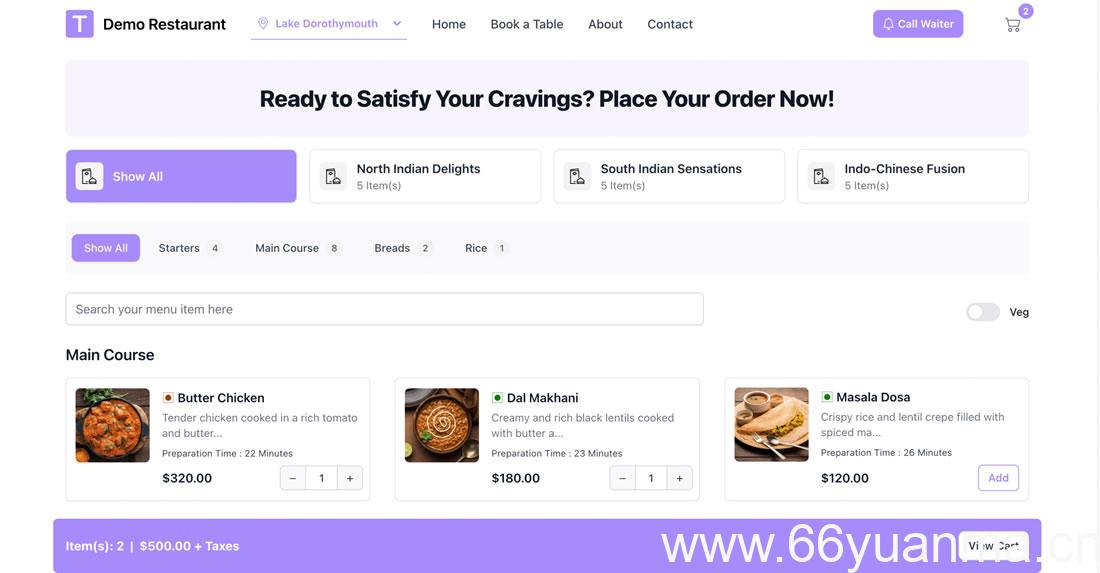 功能完整 SaaS 餐厅管理系统源码下载｜Laravel 多餐厅连锁点餐系统源码插图5
